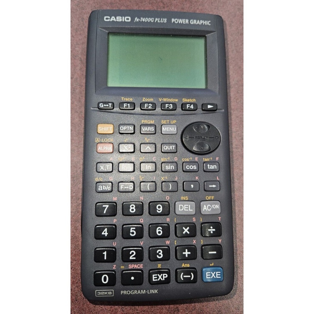 Casio FX-7400G Plus Power Graphic Calculator EUC Large Display + Cover *WORKS* - Picture 2 of 10